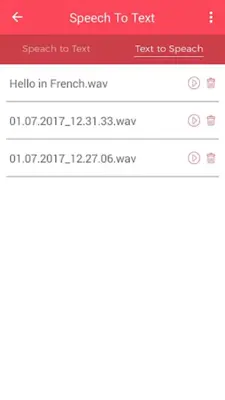 Speech to Text and Text to Speech android App screenshot 0