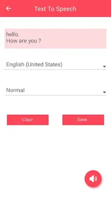 Speech to Text and Text to Speech android App screenshot 4